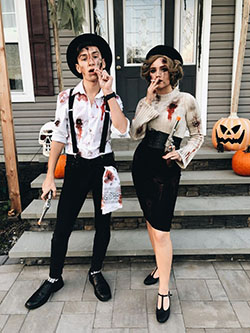 Disfraz de Bonnie y Clyde para Halloween, Bonnie Parker: disfraz de Halloween  