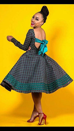 Hermosos y elegantes vestidos Xhosa Shweshwe 2019: Fotografía de moda,  vestidos africanos,  Vestidos Shweshwe  