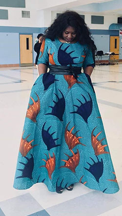 Vestidos largos Ankara 2019 para mujer: vestidos africanos,  camarones asos,  vestido largo,  Atuendos Ankara  