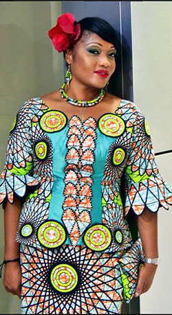 Vestidos estampados africanos modernos especiales para damas: vestidos africanos,  camarones asos,  traje folklórico,  Atuendos Ankara  