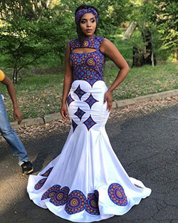 Elección de atuendo para vestidos de novia tradicionales, estampados de cera africanos: Vestido de novia,  camarones asos,  Atuendos Ankara  