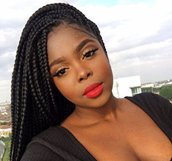 Maquillaje Glam Red Lip para niñas: Pelo largo,  Ideas para teñir el cabello,  maquillaje de niña africana  