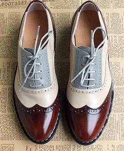 Mira estos increíbles zapatos oxford vintage, zapato Oxford: Ropa vintage,  Zapato sin cordones,  Piso de ballet,  Zapato de vestir,  Zapato oxford,  Zapato brogue  