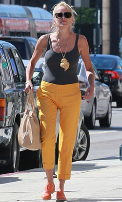 ¡DIOS MÍO! Bonitos pantalones mostaza a juego, pantalones amarillos.: tela transparente  