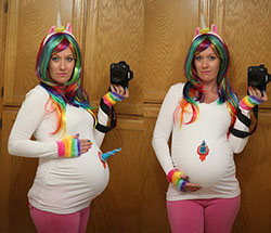 Impresionantes disfraces de Halloween Embarazada para Bff: disfraz de Halloween,  ropa de maternidad,  Jack Skellington,  Disfraces De Halloween Embarazada  