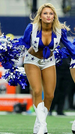 Simplemente hermosa Kashara Garrett: Chicas calientes de alegría,  Cowboys de Dallas  