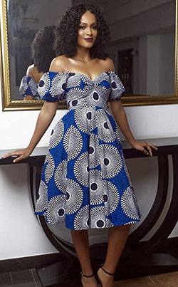 Los mejores vestidos africanos con estampado Kitenge: vestido largo,  Vestidos Kitenge  