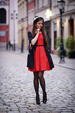 Marvelous ideas on dress medias negras, Little black dress: Zapato de tacón alto,  Atuendo Con Medias  