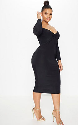Fantásticos consejos para lbd plus size, Little black dress: vestidos de coctel,  traje de talla grande,  Vestido sin tirantes,  vestido negro  