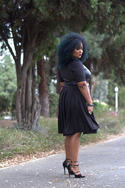 Pequeño vestido negro, Mayara Russi: traje de talla grande,  Modelo de talla grande  