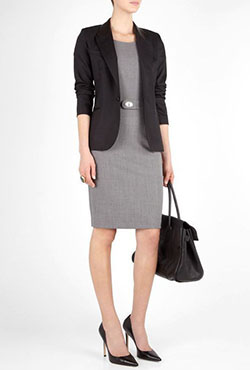 Casual Blazer Outfits Mujer, pequeño vestido negro, teclado modelo M: traje de chaqueta,  Ropa formal  