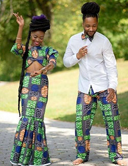 Sugerencias más populares para fiançaille africain, Estampas de cera africanas: trajes de fiesta,  Trajes de pareja a juego  