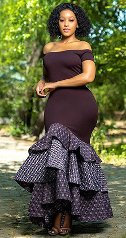 Perfecto para máquinas de coser, estampados de cera africana.: vestidos africanos,  Vestido de la dama de honor,  Vestidos Ankara  