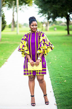 vestidos africanos de cuello alto: Vestido de noche,  Camisa sin mangas,  vestidos africanos,  Trajes Africanos Cortos  