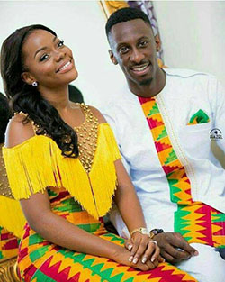 Estilos de Ankara para parejas, Vestido de novia: vestidos africanos,  trajes de pareja,  paño kente  