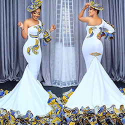 Lobola Outfits/Lobola Dresses, estampados de cera africana, vestido de novia: vestidos de coctel,  Vestido de noche,  Camisa sin mangas,  vestidos africanos,  Atuendos De Lobola  