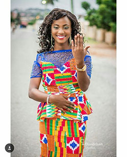 Bonitas y geniales ideas, últimos estilos kente 2018, estampados de cera africanos: vestidos africanos,  camarones asos,  paño kente,  Estilos Kaba  