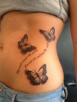 Obtenga estas bonitas ideas de tatuajes de mariposas: Ideas de tatuajes  