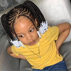 Solo eche un vistazo a los peinados con trenzas para niños, integraciones de cabello artificial: Pelo largo,  trenzas de caja,  Peinado de trenzas de caja  