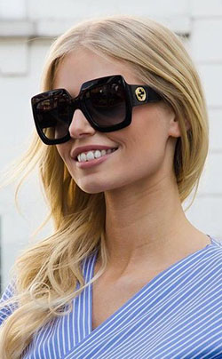 Gafas de sol de mujer de gran tamaño: Gafas de sol de aviador,  Gafas de sol  