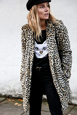 Trajes con chaquetas con estampado de leopardo, teclado modelo M: Trajes De Chaqueta  