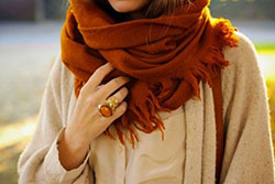 Trajes inspiradores para el otoño de bufandas, ropa de invierno: trajes de invierno,  Trajes De Bufandas  