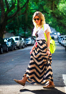 Combinaciones de falda larga de lino: Pollera larga,  Trajes De Falda  