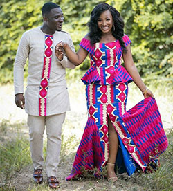 Estilos kente para boda, tela kente: vestidos africanos,  paño kente,  Trajes De Pareja Kitenge  