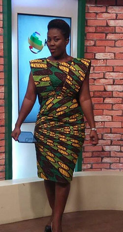 Ghana Kaba Styles, estampados de cera africana, vestido de cóctel: vestidos de coctel,  Vestido de noche,  vestidos africanos,  vestido largo,  Estilos Kaba  