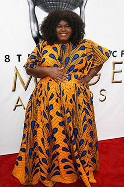 Ideas candentes y sexys para gabourey sidibe, NAACP Image Awards: traje de talla grande  