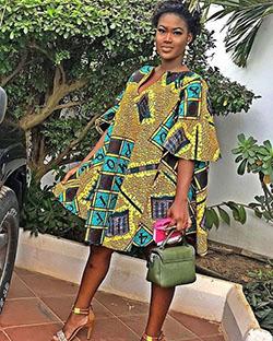vestidos africanos cortos modernos: vestidos africanos,  vestido largo,  paño kente,  Vestidos cortos  