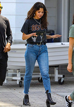 Tus geniales atuendos de selena gomez: Selena Gomez,  Justin Bieber,  Atuendos Informales,  Atuendos De Mujer Flaca  