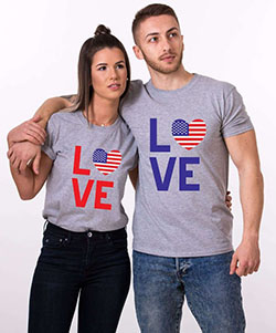 Camiseta de pareja para cumpleaños.: Traje de camiseta,  trajes de pareja  