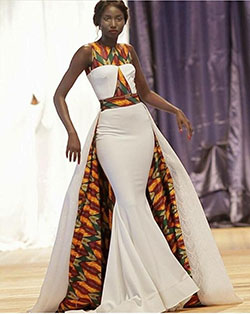 Vestido africano con capa, Vestido de novia: Vestido de novia,  vestidos africanos,  vestido largo,  Ropa formal,  Atuendos De Lobola  