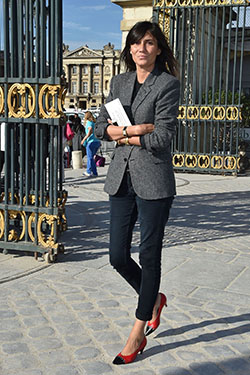 No para todos los estilos de mujeres francesas, Emmanuelle Alt: Vogue París,  Carine Roitfeld,  Trajes De Zapatos Rojos  