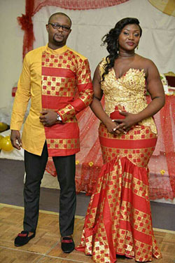 Traje de boda africano para hombres, vestido de novia: Vestido de novia,  Fotografía de moda,  vestidos africanos,  trajes de pareja,  traje folklórico  