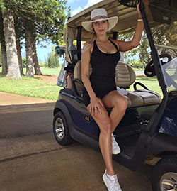 Dónde ver instantáneas sociales de golf, Dubai Desert Classic: Paige Spiranac  