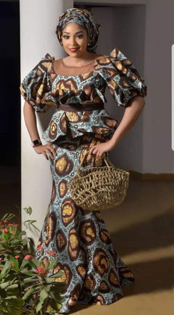 Street look ideas de moda modelo de moda, estampados de cera africanos: vestidos africanos,  Estilos Kaba  