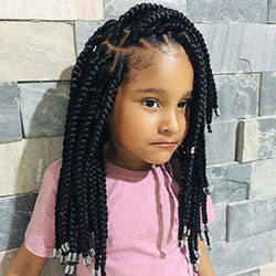 Caja de trenzas para niños: Pelo largo,  Ideas para teñir el cabello,  rizo jheri,  trenzas de caja,  Trenza francesa,  pelo negro,  Peinado de trenzas de caja,  Trenzas Para Niños  
