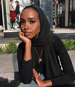 Hijab estilo chicas negras, NiqÄ b: moda islámica,  Mujeres negras,  Semana de la Moda,  Ideas de peinado  