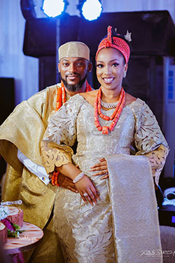 Vestidos nigerianos para novias nigerianas, ciudad de Benin, pueblo yoruba: camarones asos,  vestidos nigerianos  