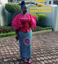 Últimos estilos Kaba y Slits: vestidos africanos,  Estilos Kaba  