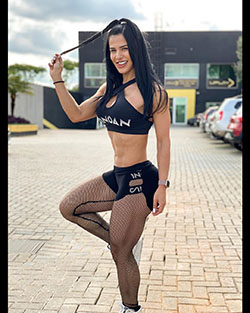 Eva Andressa Abs, Eva Andressa, MPEG-4 Parte 14: modelo de fitness,  Modelos calientes de Instagram,  Eva Andressa  