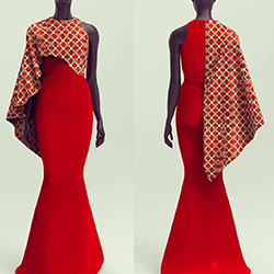 Ideas de moda para probar vestidos de capa africana, estampados de cera africanos: vestidos africanos,  Atuendos Informales,  Atuendos De Lobola  