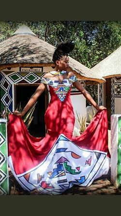 Vestidos modernos ndebele ultramodernos, gente ndebele del sur: Vestido de novia,  vestidos africanos,  traje folklórico,  Vestidos Roora  