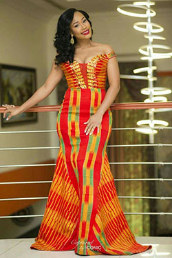 Dam hot ideas para estilos kente, estampados de cera africanos: vestidos africanos,  camarones asos,  paño kente,  Vestidos Ankara  