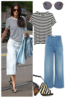 Cropped Pants Outfits Ideas - How To Wear Crop Pants, Three quarter pants y Crop top: Atuendo De Pantalones Cortos  