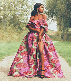 Estampados de cera africanos, Vestido de gala: Vestido de novia,  vestidos africanos,  vestido largo,  Vestidos Ankara  