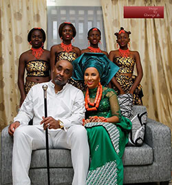Bellezas elección ibinabo fibraesima, Uche Egbuka: Ikeji,  vestidos nigerianos  