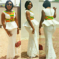 Imágenes de tendencia de puntadas de tela, estampados de cera africana: vestidos africanos,  paño kente,  Estilos Kaba  